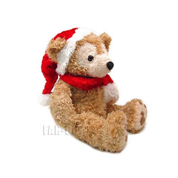 TDS ダッフィー 2005年 クリスマス ファーのマフラー サンタ帽 ビーズ