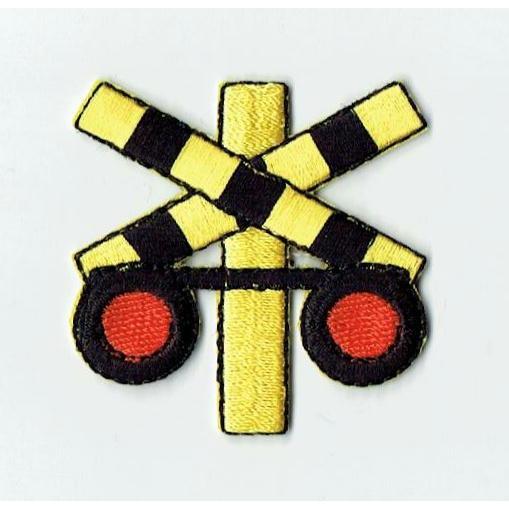 刺繍アイロンワッペン（踏切） : FIND Corp. - 通販 - Yahoo!ショッピング