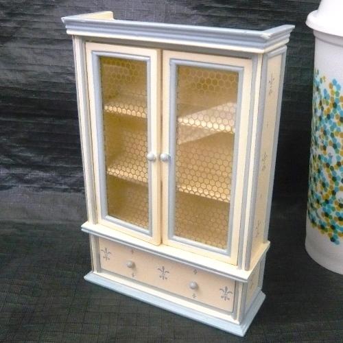 1/12 ミニチュア家具 食器棚 カップボード /ドールハウス/収納家具