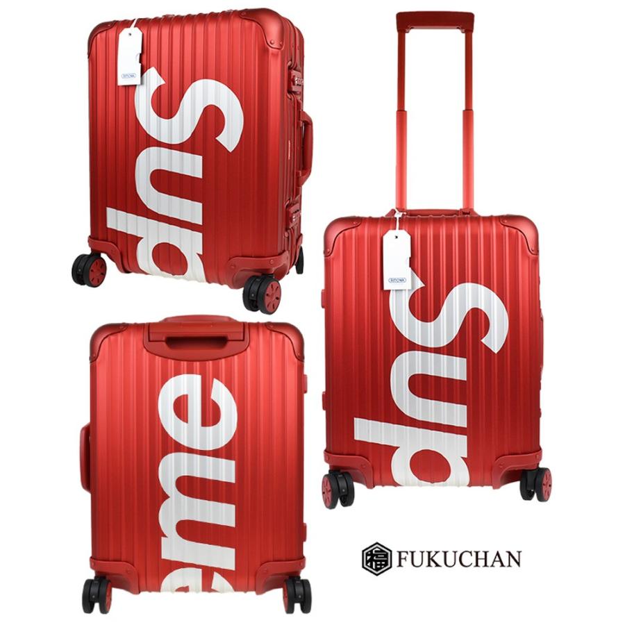 Supreme Rimowa 45L スーツケース キャリーケース 付属品あり