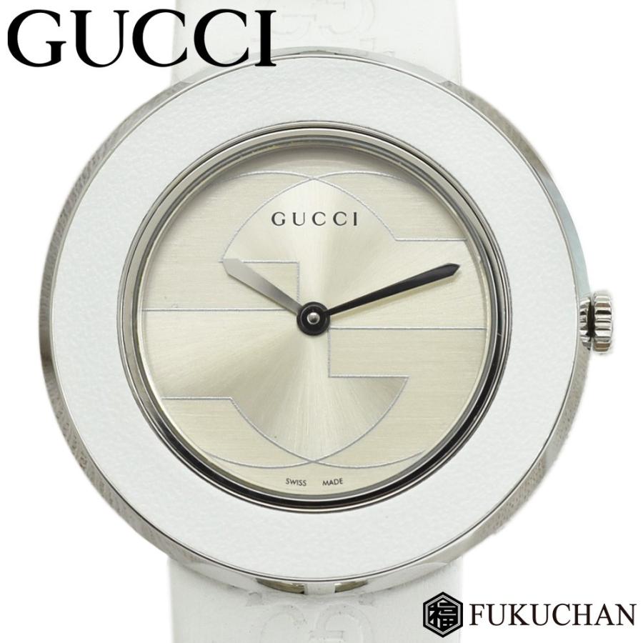 GUCCI（グッチ） Uプレイ ウォッチ シルバー文字盤 SS×レザー クォーツ