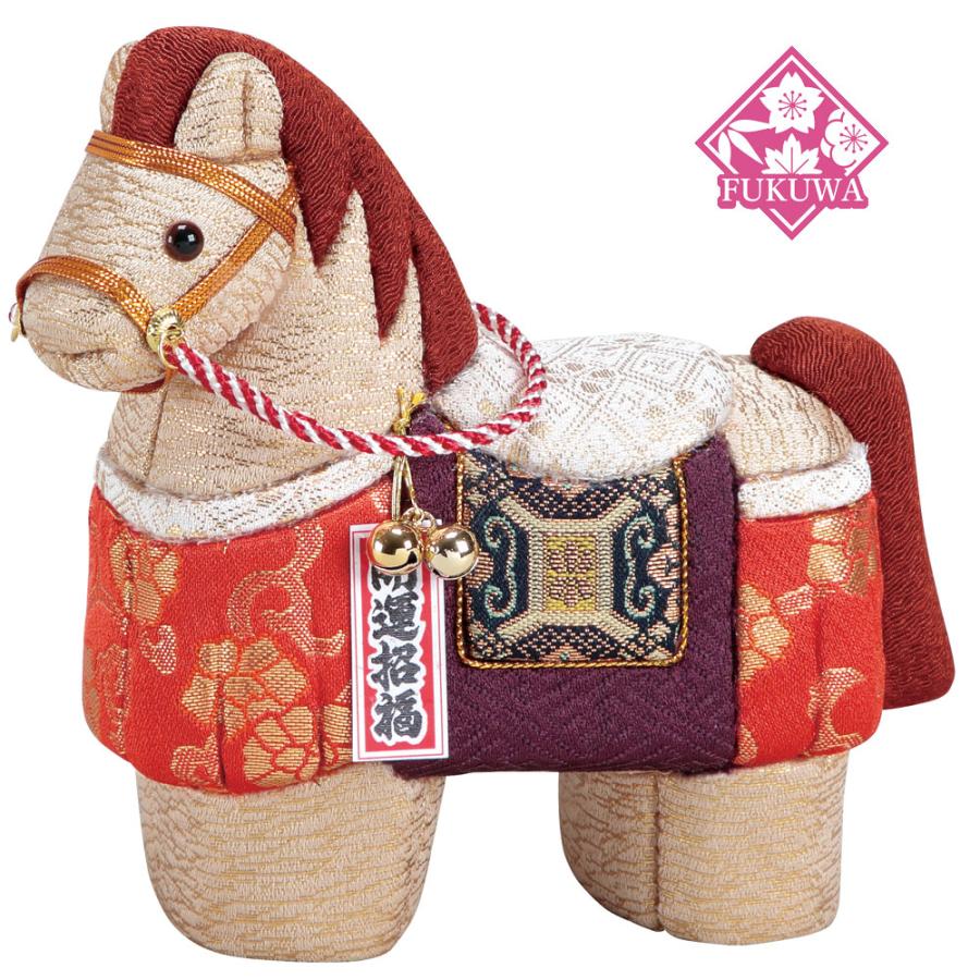 木目込み 人形 干支 キット 午 うま (NO.30 金らん) 型紙 布付き 正月