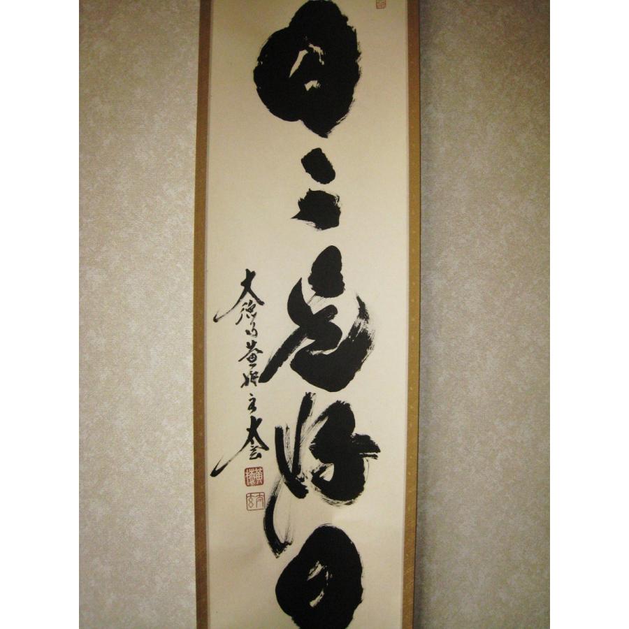 茶掛け 茶掛 日々是好日 紫野大徳寺 黄梅院住職 小林太玄 （真筆・新品