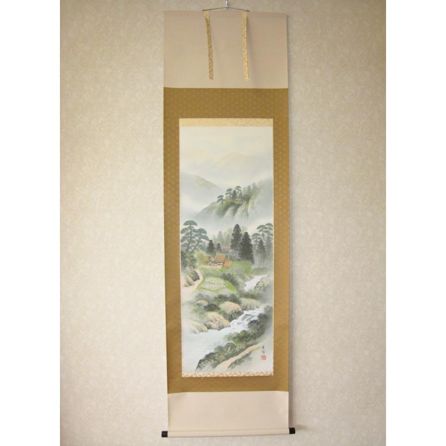 掛け軸 雪堂 守護四神相応図 絹本 希少 軸装 茶道具 掛軸 美品 です