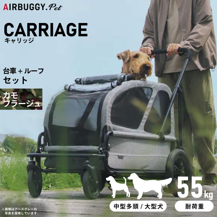 AIRBUGGY エアバギー キャリッジ+ルーフ カモフラ柄 AIRBUGGY