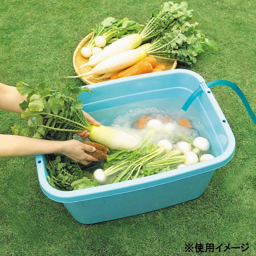 TONBO（新輝合成） トンボ 角型タライ ブルー 60型 : コメリドット