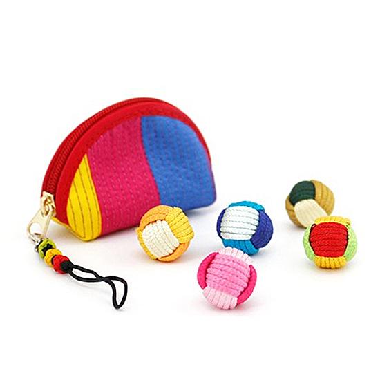 伝統セットン 組紐玉 コンギ セット [コンギゲーム][韓国][ゲーム