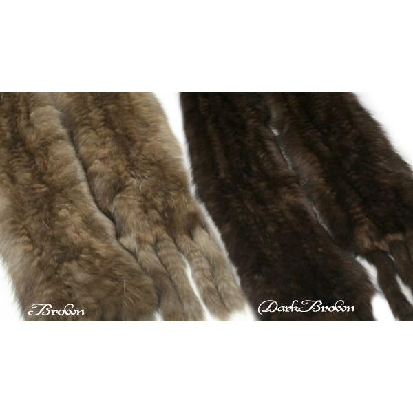 ファーマフラー レディース 毛皮マフラー ロシアンセーブルマフラー