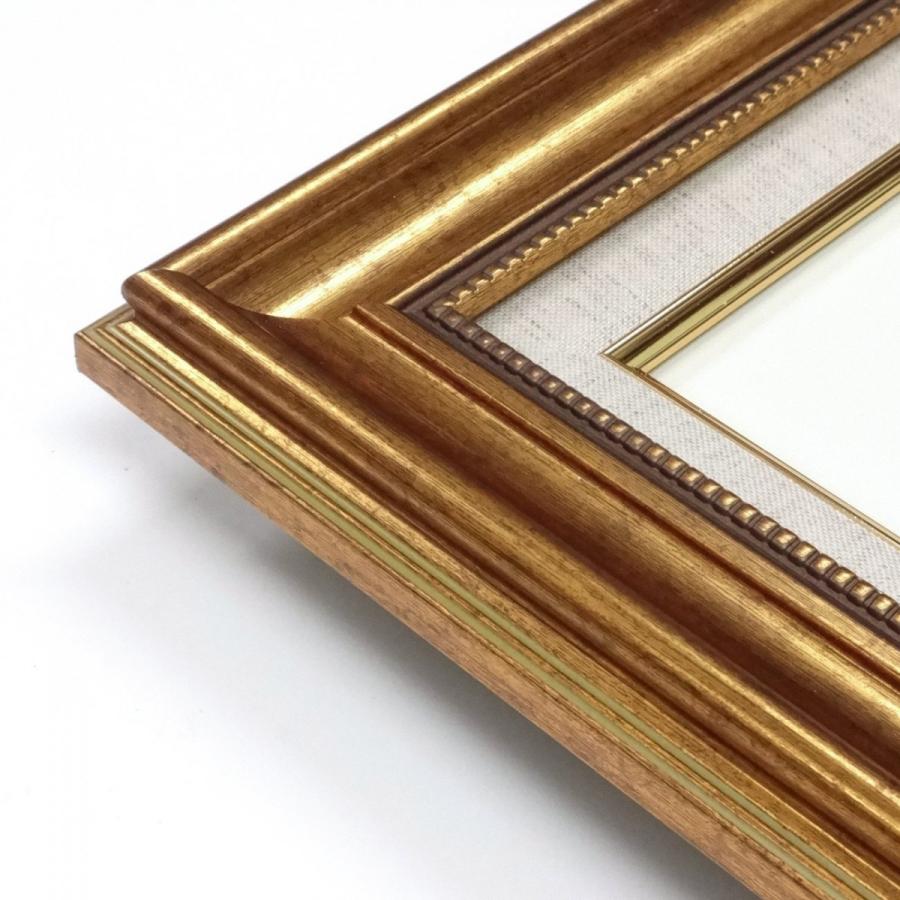 未使用品】額縁 油絵用額縁 木製 ブラウン P8号 未使用品】額縁 油絵用