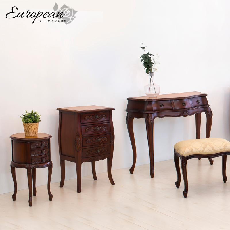 アンティーク調 2段チェスト 全国配送設置料無料 新品 猫脚 クラシック