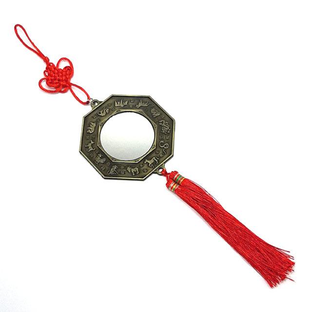 風水 太極 八卦鏡 運気好転十二方位牌 陰陽 風水鏡 十二支 風水グッズ