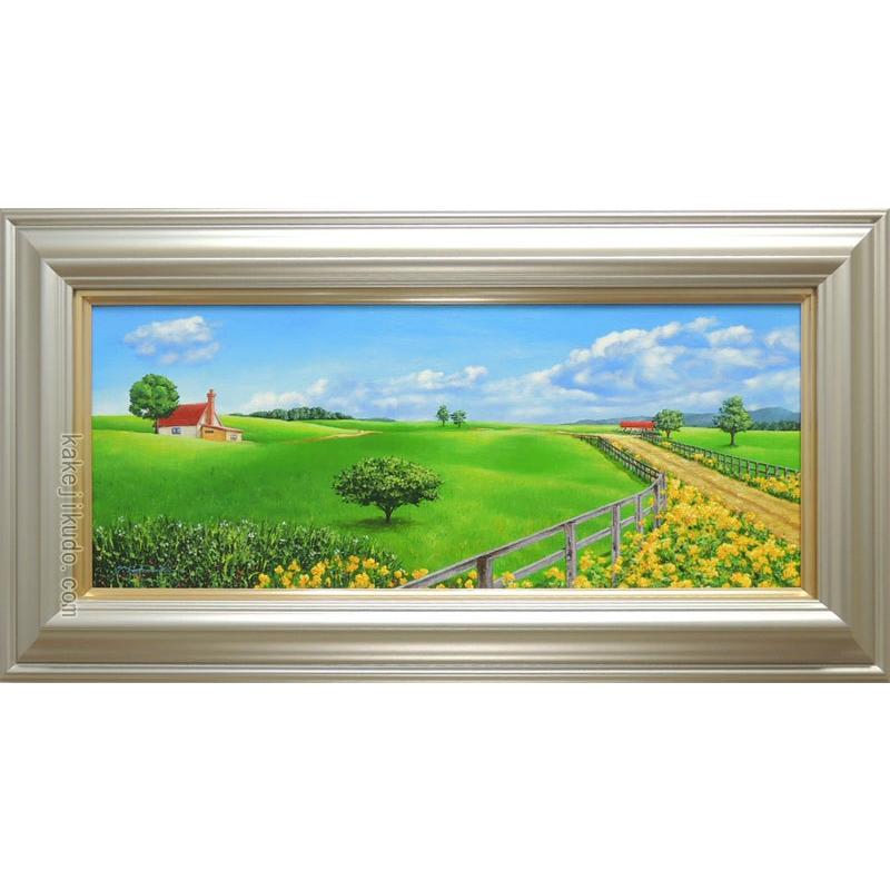 油絵スペインの丘 油絵スペインの丘