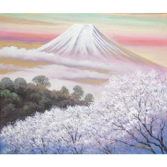 油絵 油彩 油彩画 絵 絵画 【白黒の富士山】 富士山油絵 富士山油絵