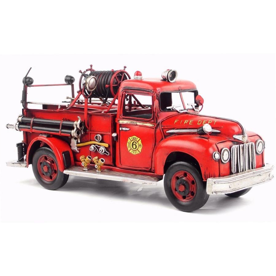 ブリキ レトロ消防車