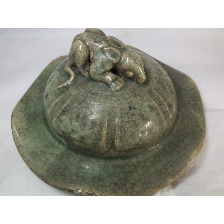 中国骨董品】均窯（きんよう）蓋付松竹壺360mm : 龍香堂ストア