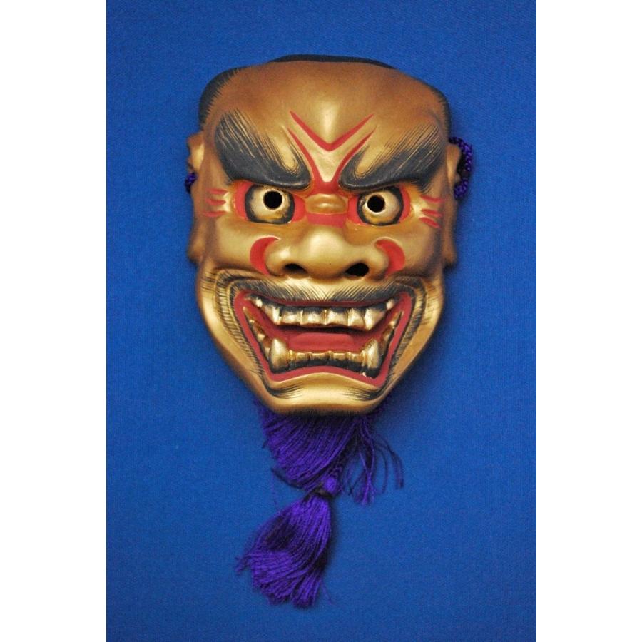 二条探月作 能面 獅子口 : 加納屋北岸 - 通販 - Yahoo!ショッピング