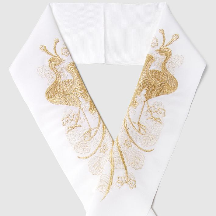 Tonton 帯・小物 白刺繍半衿 コーデ変更ページ Tonton 帯・小物 白刺繍