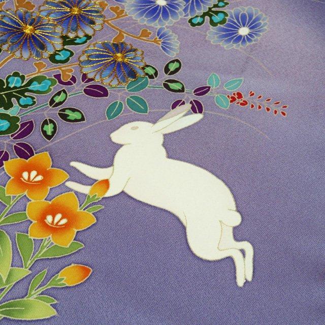 FINAL PRICE ／ 振袖 着物 中古 リサイクル 正絹 金駒刺繍 花模様 秋草