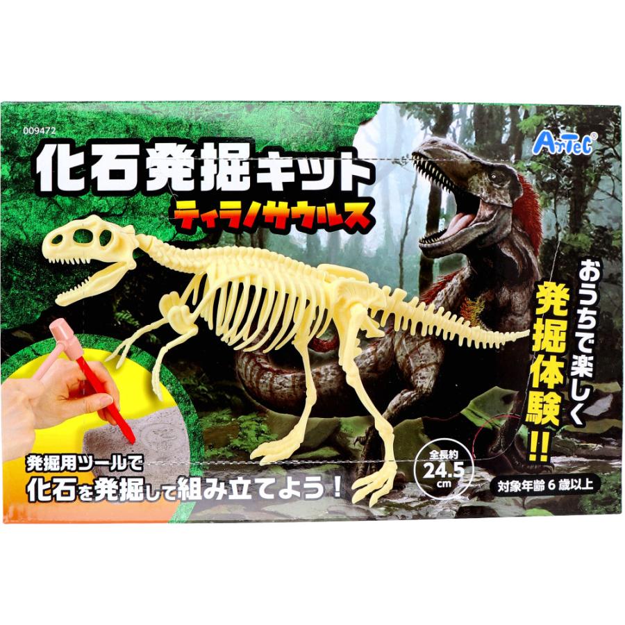 アーテック 化石発掘キット ティラノサウルス 1セット : 金太郎SHOP