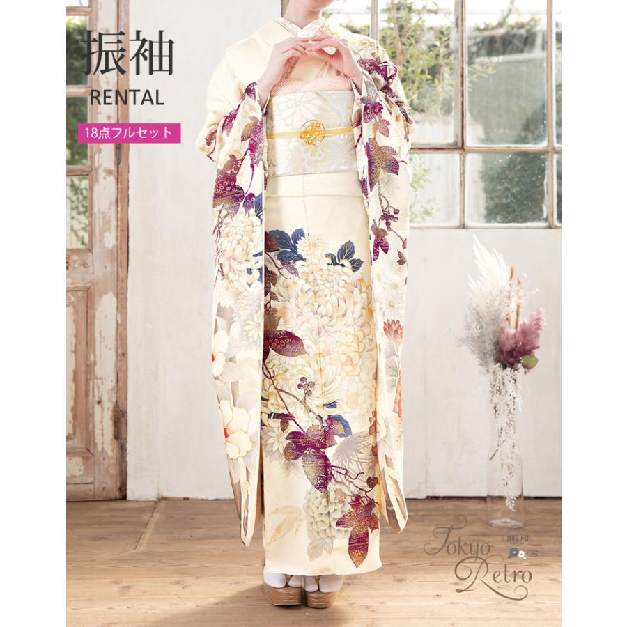 振袖レンタル 成人式 フルセット 結婚式 結納 卒業式 東京レトロ 二十
