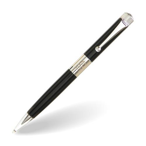 ボールペン 伊東屋 ロメオ ROMEO No.3 細軸 ブラック/クローム R-211