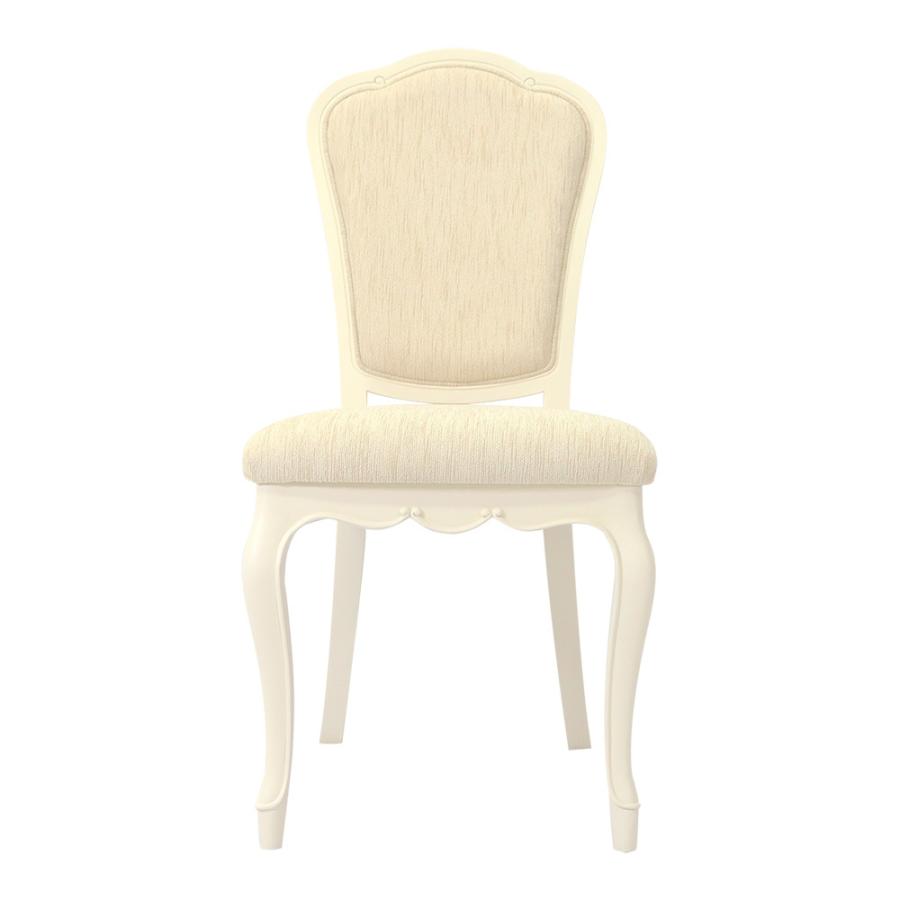 東海家具工業 ダイニングチェア アンティーク ホワイト 木製 椅子