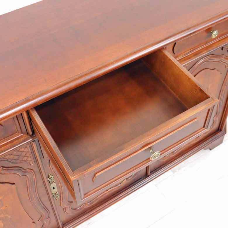 イタリア キャビネット サイドボード 170cm幅 象嵌 アンティーク