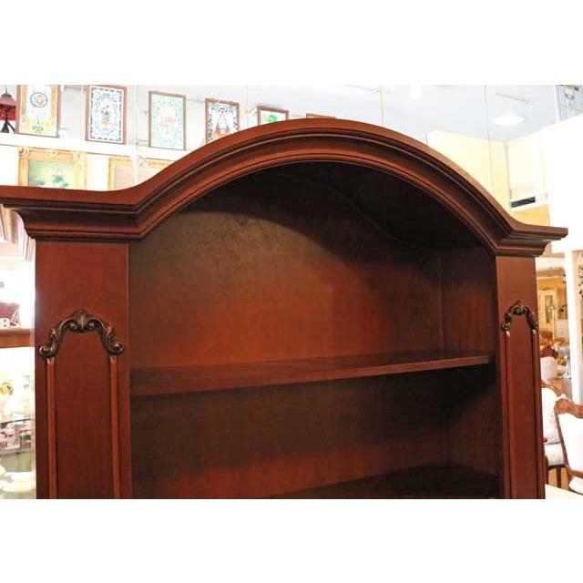 イタリア ブックシェルフ 本棚 完成品 キャビネット アンティーク調