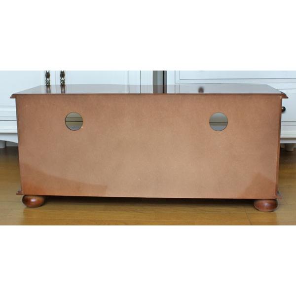 テレビ台 ローボード イタリア 家具 象嵌 W87cm 丸脚 903 TV台 TV