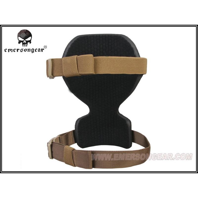 アークテリクス カーキ色ニーパッド 調整可能ストラップ付き