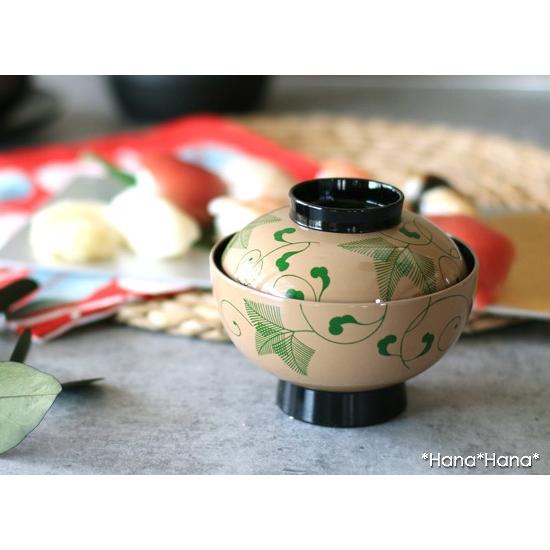 秀衡塗 食器 蓋付き 汁椀 お椀 雑煮 2個（客）丸三漆器 古美術 【