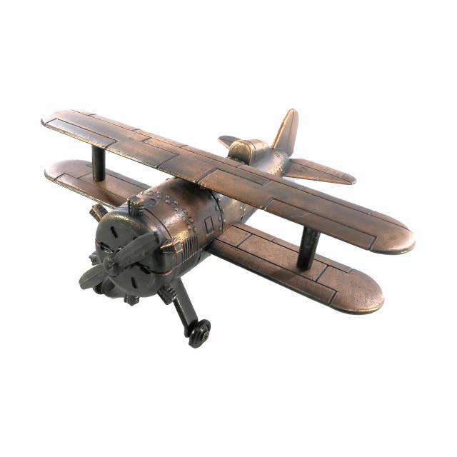 鉛筆削り クラシック飛行機 レトロな鉛筆けずり 手動 アンティーク風