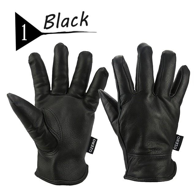 DHYGEN ブラック馬革手袋 サイズ1 DHYGEN ブラック馬革手袋 サイズ1