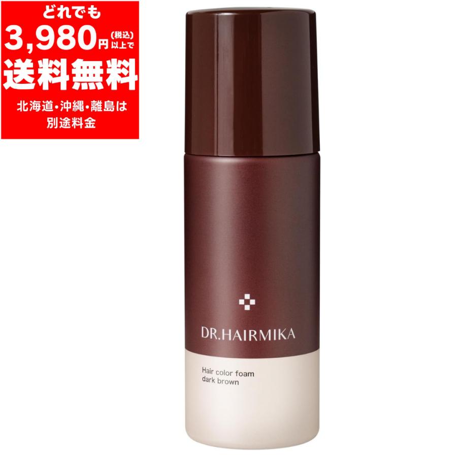 ドクターヘアミカ ヘアカラーフォーム〈ダークブラウン〉80g 白髪用