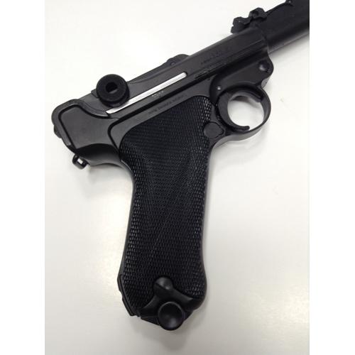 タナカワークス ルガー P08 8インチ R-Type HW ブラック ガスガン ガス