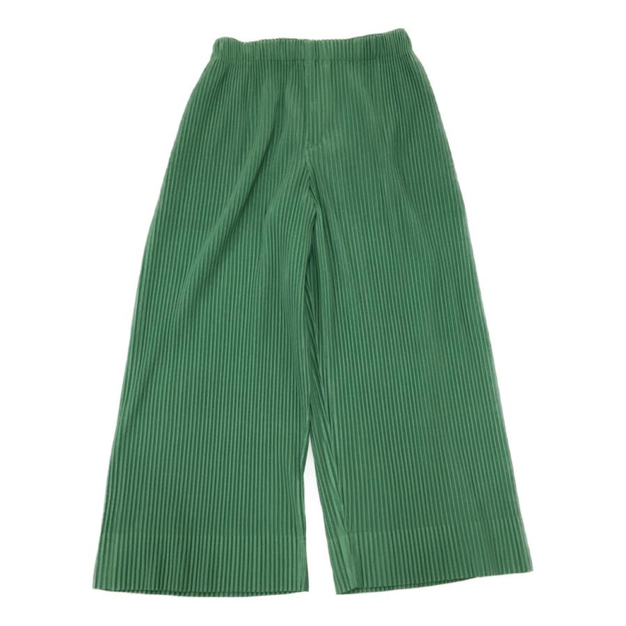 美品 オム プリッセ イッセイミヤケ 19AW プリーツワイドパンツ