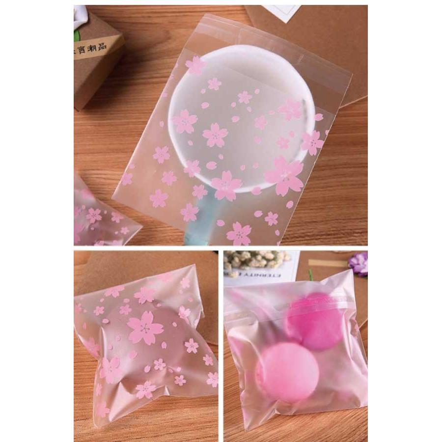 送料無料 サクラ ラッピング袋 大 50枚 プレゼント 雑貨 プチギフト