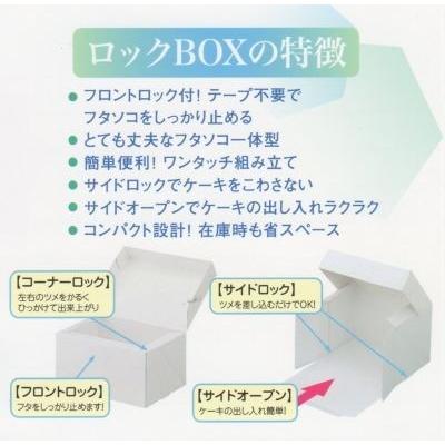 A54120 ロックBOX 120 ホワイト 3.5×5（300枚）105×150×120mm