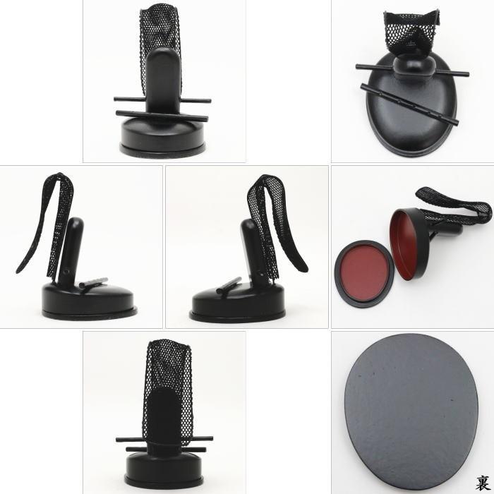 茶道具 香合 端午の節句 一閑張 冠 鵬雲斎好写 仲野宗之作 鵬雲斎好