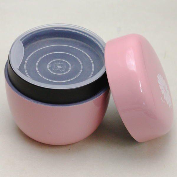 茶道具 なつめ お薄器 カラー棗 中棗 内蓋付 四葉 緑又はバラ マゼンダ