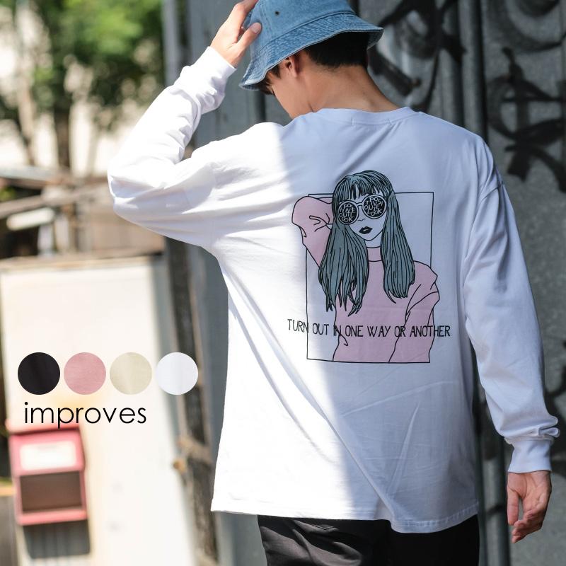 improves（インプローブス） Tシャツ メンズ ビッグTシャツ イラスト