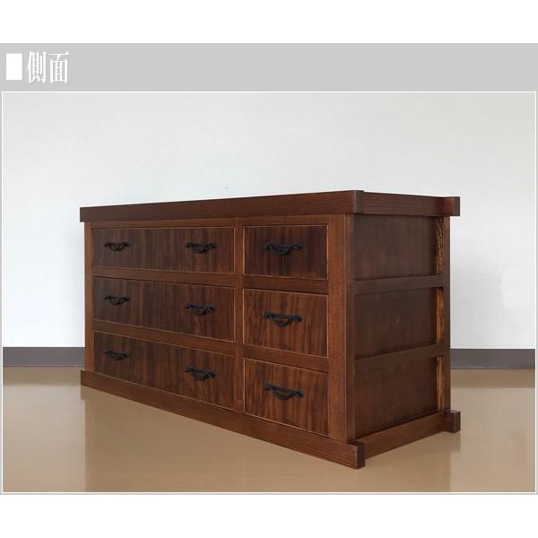 からくりタンス 和風 からくり箪笥 木製 からくりダンス 無垢 からくり