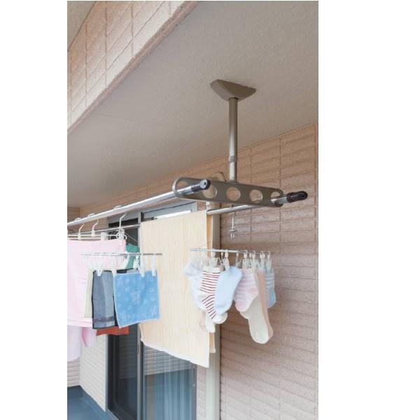 川口技研 ホスクリーン 物干し 軒天タイプ ZA型 ZA-0645 460-530-600mm