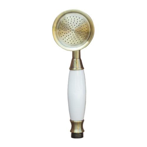 シャワーヘッド (陶器・アンティーク風) 古金 INK-9999071H : 株式会社