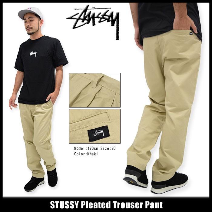 STUSSY（ステューシー） パンツ メンズ Pleated Trouser(stussy pant