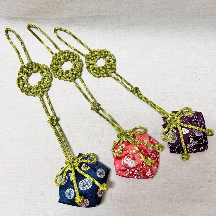 匂い袋 限定 訶梨勒かりろく 釈迦御縁 正絹紐袋 掛香 桐箱入 にほひ袋