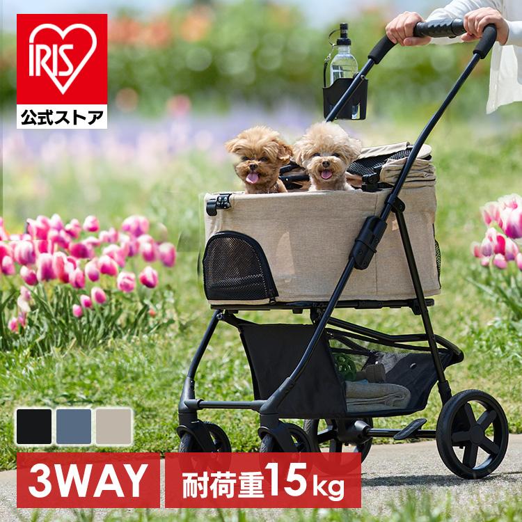 IRIS OHYAMA（アイリスオーヤマ） ＼カイロ付き／ ペットカート 犬