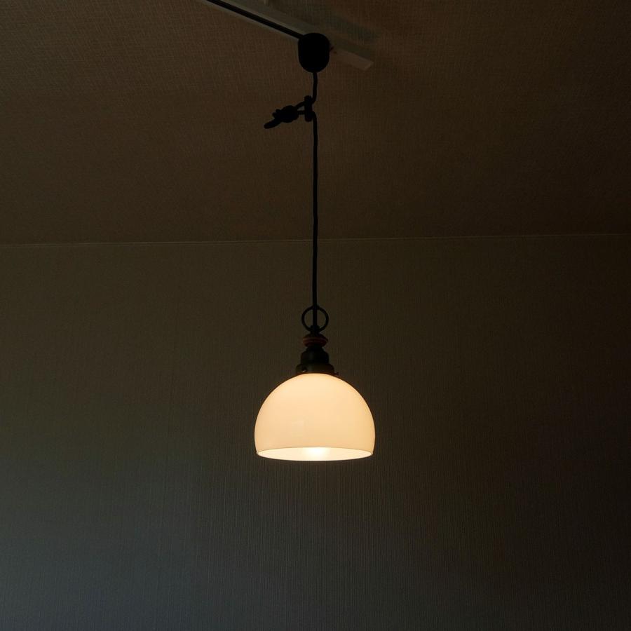 照明 ペンダントライト 後藤照明 鉄鉢硝子セード LED対応 大正ロマン