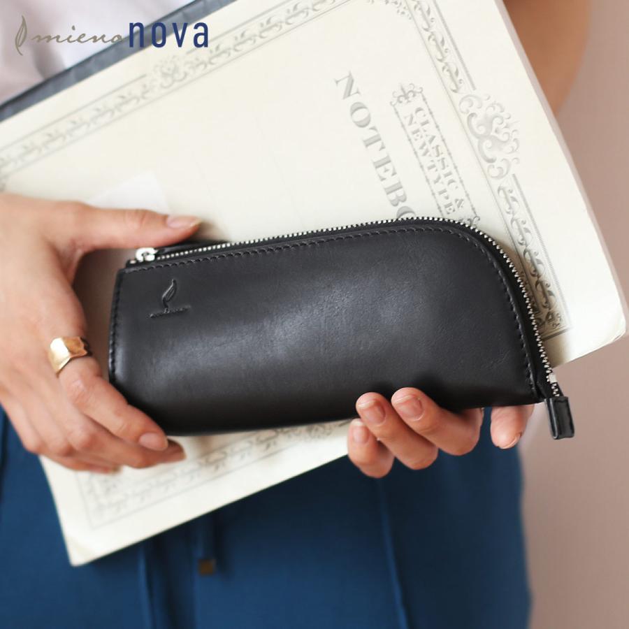 極レア】イルビゾンテ 本革ペンケース 黒 赤 2個セット 極レア