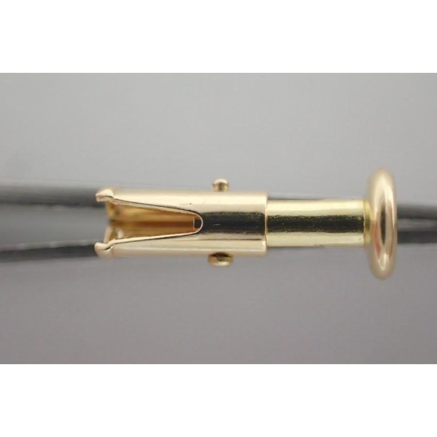 加工用 ブローチテッポウ 切り口上 K18 留め具 彫金 半製品 18金